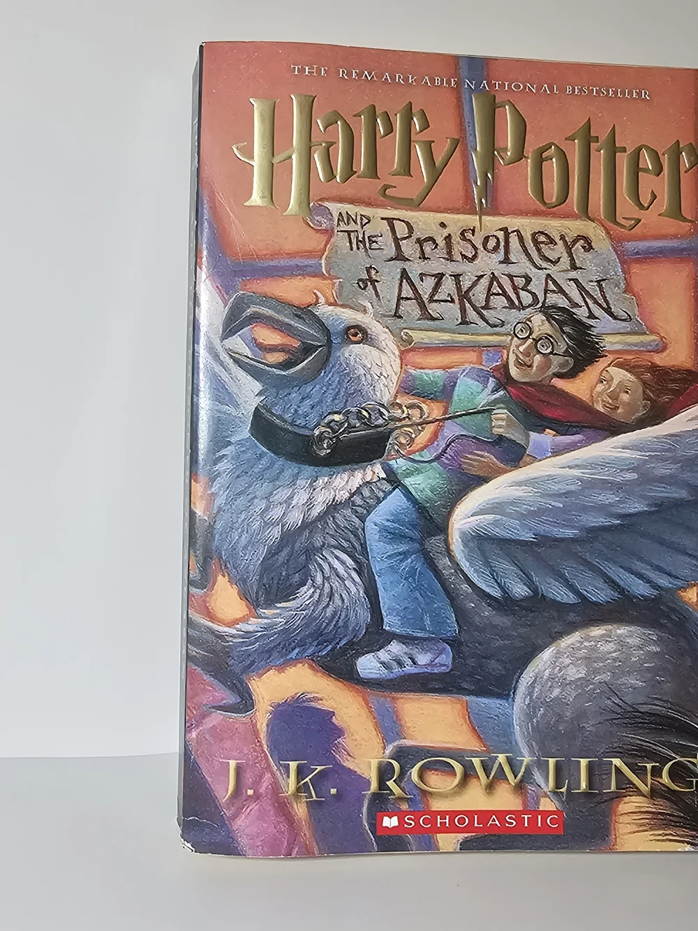 Harry Potter and the Prisoner of Azkaban - Scholastic Paperback, Red/Gold Cover